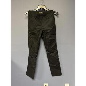 Lee Relaxed Fit Straight Leg Mid Rise Wrinkle Free Black Pants
